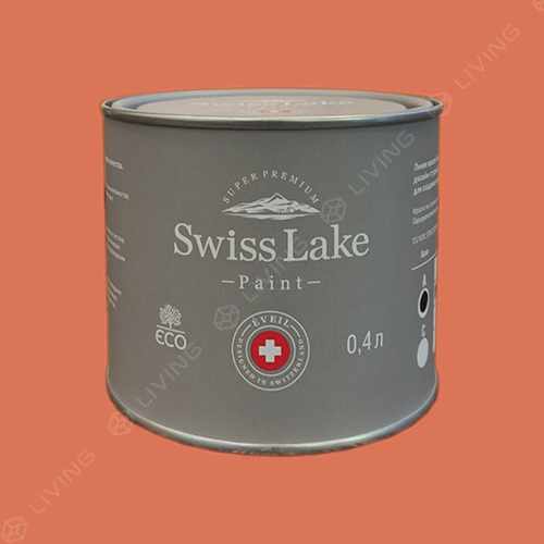 картинка Краска Swiss Lake Wall Comfort 7 цвет nectarine №1341 от LIVING