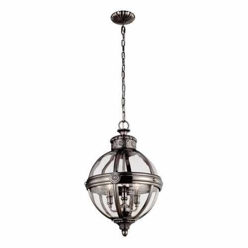 картинка Люстра Feiss коллекция Adams, арт. FE-ADAMS-3P-ANL (никель) от LIVING