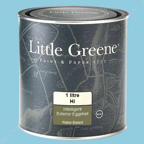 картинка Краска Little Greene Intelligent Exterior Eggshell цвет Regency Blue №253 от LIVING