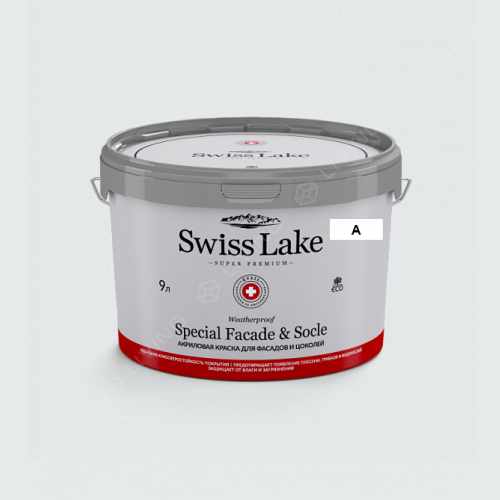 картинка Краска Swiss Lake Special Faсade & Socle цвет cold moon №95 от LIVING