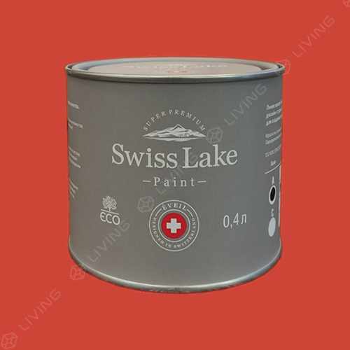 картинка Краска Swiss Lake Wall Comfort 7 цвет red poppy №1433 от LIVING