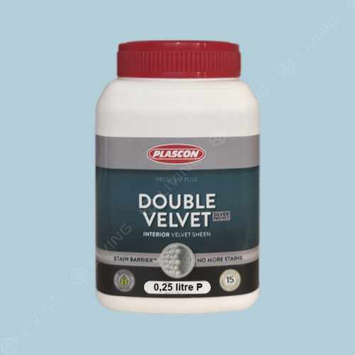 картинка Краска Plascon DOUBLE VELVET цвет Stencil Blue арт.DC-26-76 от LIVING
