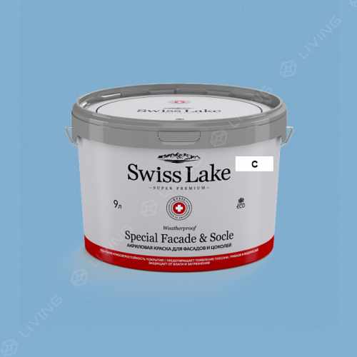 картинка Краска Swiss Lake Special Faсade & Socle цвет Ariel №2101 от LIVING