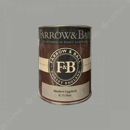 картинка Краска Farrow&Ball Modern Eggshell цвет Manor House Gray №265 от LIVING
