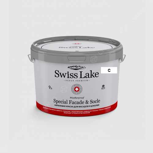 картинка Краска Swiss Lake Special Faсade & Socle цвет fleur de sel №2881 от LIVING