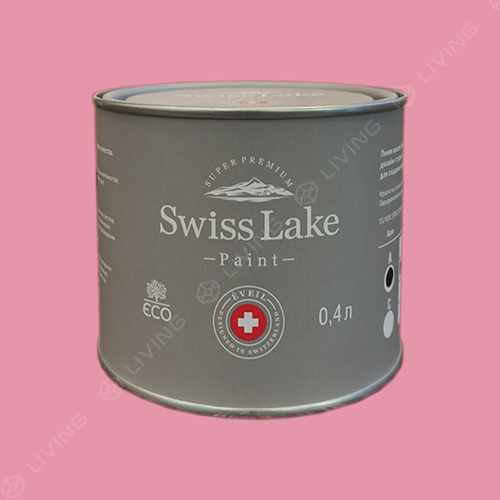 картинка Краска Swiss Lake Wall Comfort 7 цвет provocative pink №1357 от LIVING