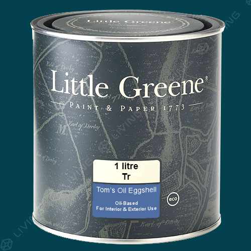 картинка Краска Little Greene Toms Oil Eggshell цвет Marine Blue №95 от LIVING