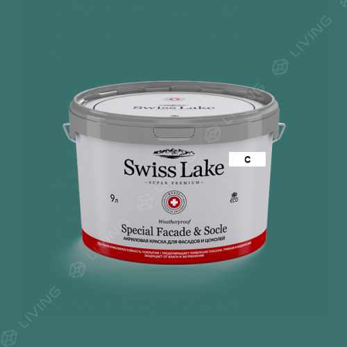 картинка Краска Swiss Lake Special Faсade & Socle цвет Planet Earth №2417 от LIVING