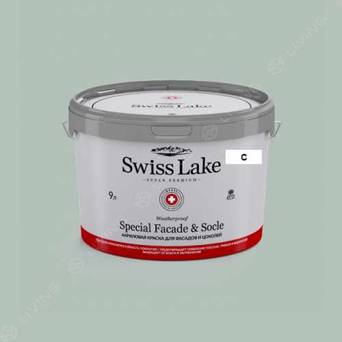 картинка Краска Swiss Lake Special Faсade & Socle цвет quietude №2286 от LIVING