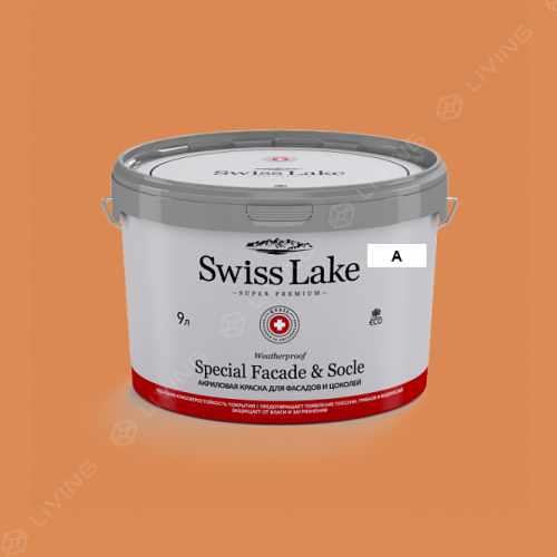 картинка Краска Swiss Lake Special Faсade & Socle цвет TOFFEE CRUNCH №1200 от LIVING