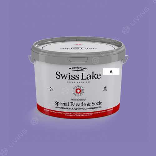 картинка Краска Swiss Lake Special Faсade & Socle цвет ROYAL PLUM №1888 от LIVING