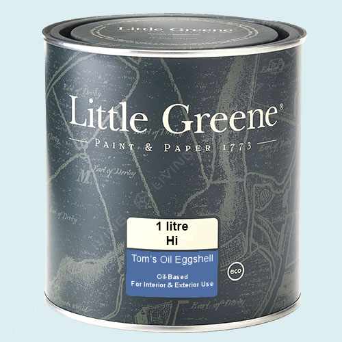 картинка Краска Little Greene Toms Oil Eggshell цвет Delicate Blue №248 от LIVING