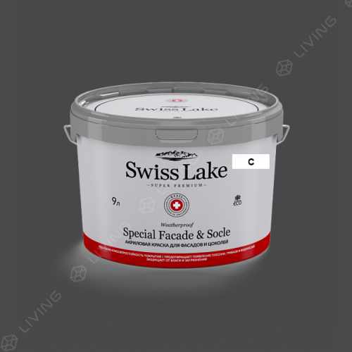 картинка Краска Swiss Lake Special Faсade & Socle цвет napoleon №2800 от LIVING