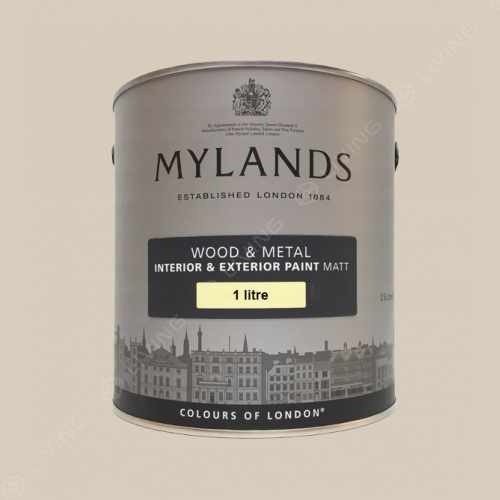 картинка Краска Mylands Wood&metal matt цвет Hoxton Grey №72 от LIVING