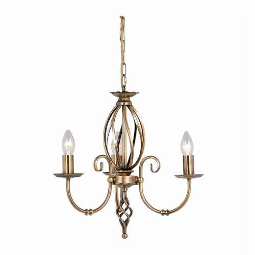 картинка Люстра Elstead Lighting коллекция Artisan, арт. ART3-AGD-BRASS (латунь) от LIVING