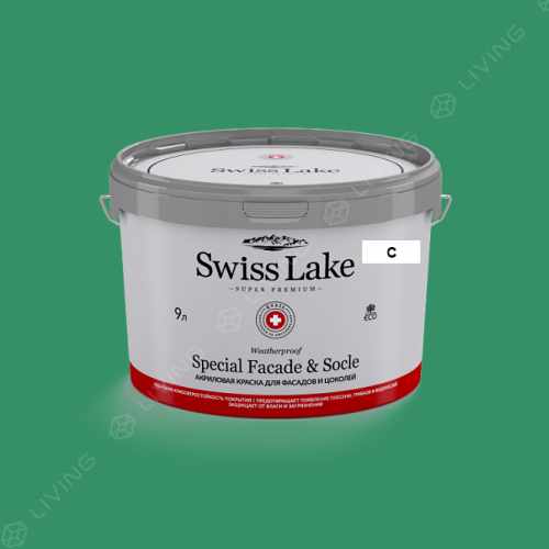 картинка Краска Swiss Lake Special Faсade & Socle цвет amazon-stone №2365 от LIVING