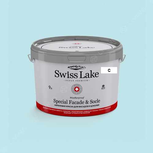 картинка Краска Swiss Lake Special Faсade & Socle цвет cloudless №2260 от LIVING