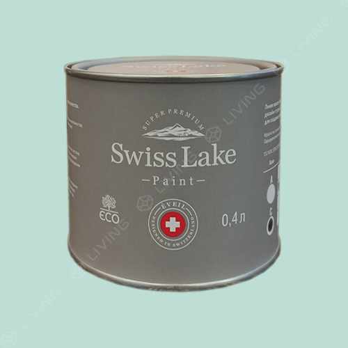 картинка Краска Swiss Lake Wall Comfort 7 цвет MOUNTAIN MINT №2391 от LIVING