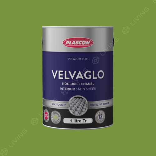 картинка Краска Plascon VELVAGLO цвет Just About Green арт.G1-B1-1 от LIVING