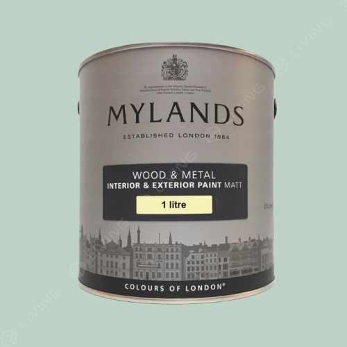 картинка Краска Mylands Wood&metal matt цвет Copper Green №36 от LIVING