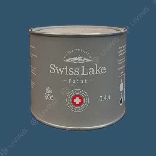 картинка Краска Swiss Lake Wall Comfort 7 цвет cosmic blue №2092 от LIVING