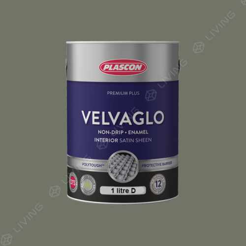 картинка Краска Plascon VELVAGLO цвет Green Fog арт.G1-E1-3 от LIVING