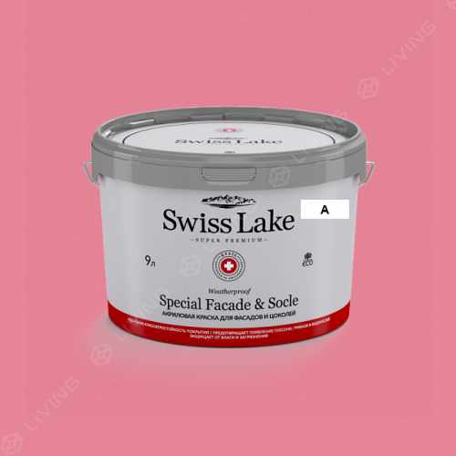картинка Краска Swiss Lake Special Faсade & Socle цвет pink watermelon №1367 от LIVING