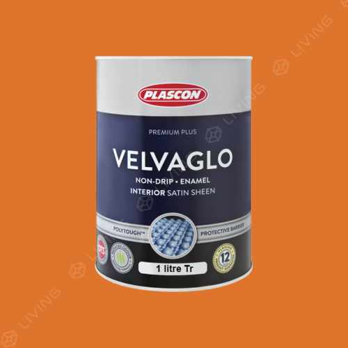 картинка Краска Plascon VELVAGLO WB цвет African Amber арт.O6-B1-1 от LIVING