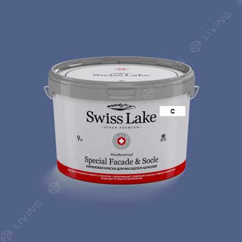 картинка Краска Swiss Lake Special Faсade & Socle цвет persian jewel №2059 от LIVING
