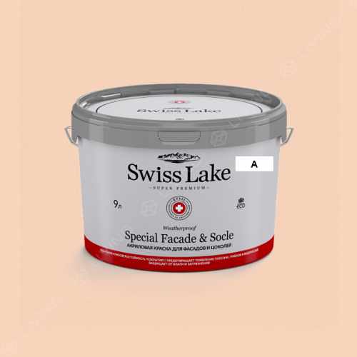 картинка Краска Swiss Lake Special Faсade & Socle цвет scallop shell №1161 от LIVING