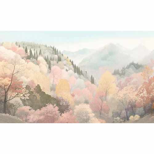 Панно Affresco, коллекция Wallpaper part III Forest, арт. AF2318-COL5, Россия