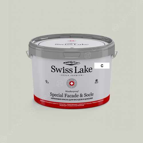 картинка Краска Swiss Lake Special Faсade & Socle цвет antigue avocado №2863 от LIVING