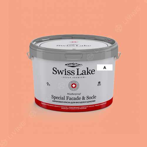 картинка Краска Swiss Lake Special Faсade & Socle цвет close to apricot №1170 от LIVING