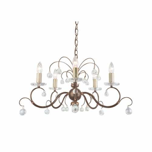 картинка Люстра Elstead Lighting коллекция Lunetta, арт. LUN5-BRONZE (бронза) от LIVING