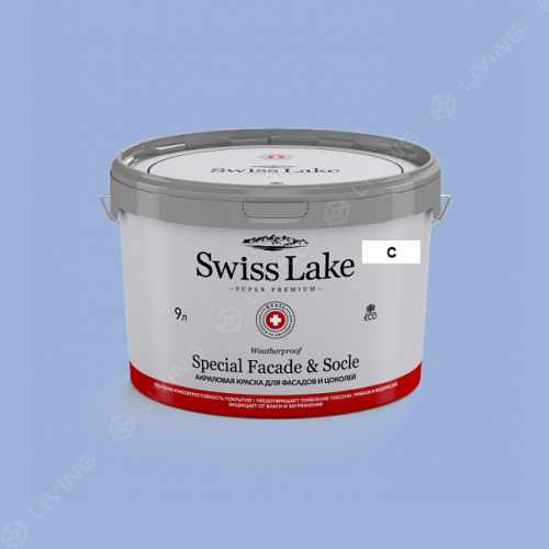 картинка Краска Swiss Lake Special Faсade & Socle цвет spring purple №1934 от LIVING