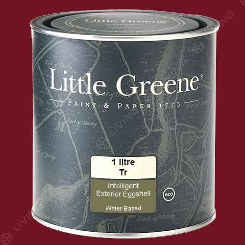 картинка Краска Little Greene Intelligent Exterior Eggshell цвет Theatre Red №192 от LIVING