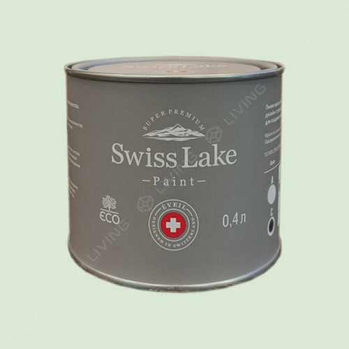 картинка Краска Swiss Lake Wall Comfort 7 цвет potpourri green  №2465 от LIVING