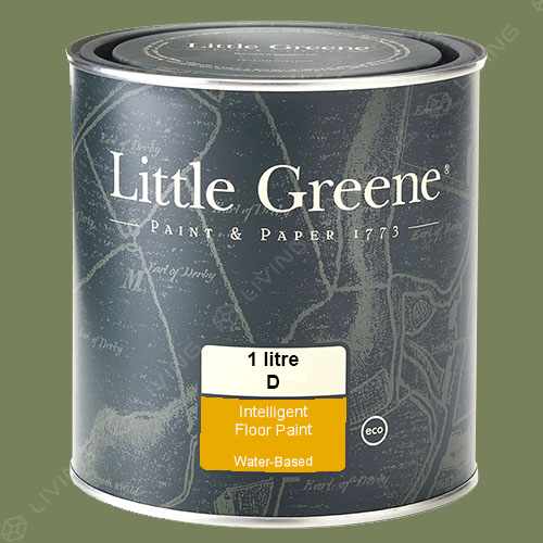 картинка Краска Little Greene Intelligent Floor Paint цвет Sage Green №80 от LIVING