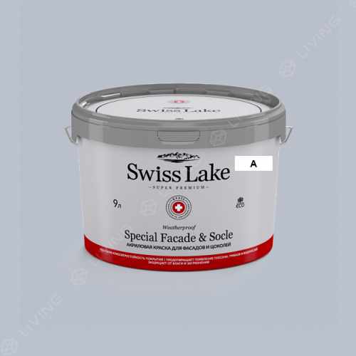 картинка Краска Swiss Lake Special Faсade & Socle цвет GLACIER PEARL №1778 от LIVING