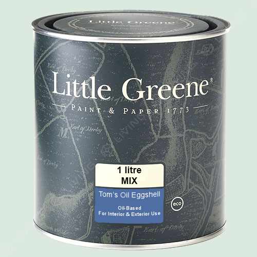 картинка Краска Little Greene Toms Oil Eggshell цвет Aquamarine Light №283 от LIVING