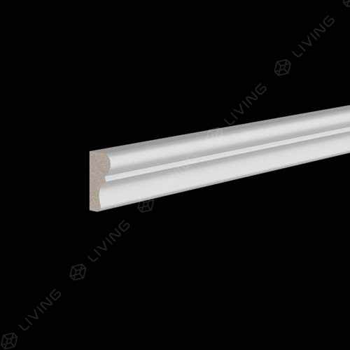 Молдинг Ultrawood, белый, арт. U 0020 p, (200 х 2 х 1) см Россия