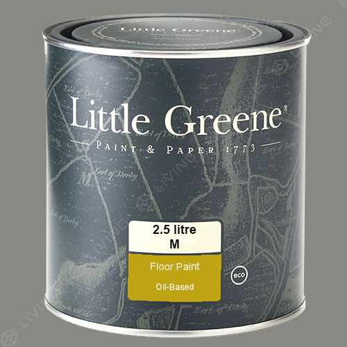 картинка Краска Little Greene Floor Paint цвет Grey Teal №226 от LIVING