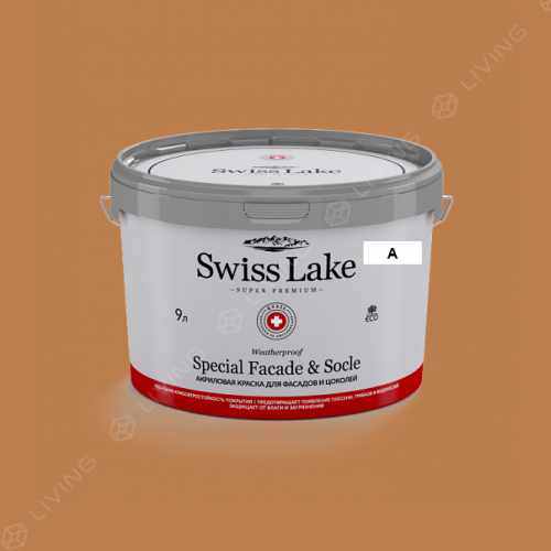 картинка Краска Swiss Lake Special Faсade & Socle цвет lucky penny №1643 от LIVING