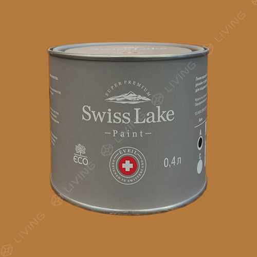 картинка Краска Swiss Lake Wall Comfort 7 цвет Scotish Whiskey №1096 от LIVING