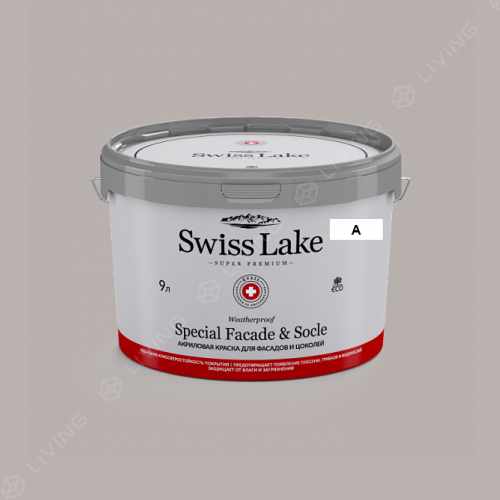 картинка Краска Swiss Lake Special Faсade & Socle цвет flagstone №493 от LIVING