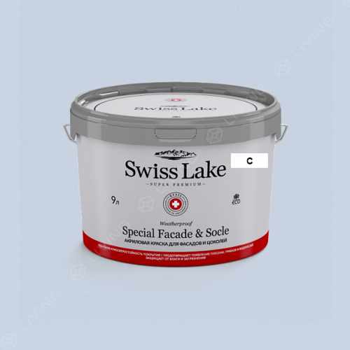картинка Краска Swiss Lake Special Faсade & Socle цвет North Pole №1932 от LIVING