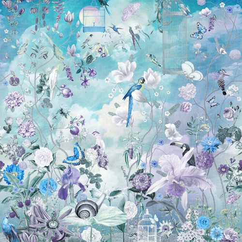 картинка Фреска Affresco, коллекция Цветариум, арт. Morning In Tsvetarium Color 1 Россия от LIVING