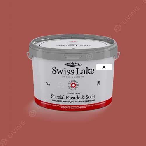 картинка Краска Swiss Lake Special Faсade & Socle цвет passion №1443 от LIVING