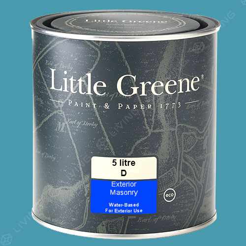 картинка Краска Little Greene Exterior Masonry цвет Old School Blue №259 от LIVING