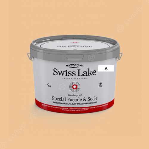 картинка Краска Swiss Lake Special Faсade & Socle цвет fresh croissant №1230 от LIVING